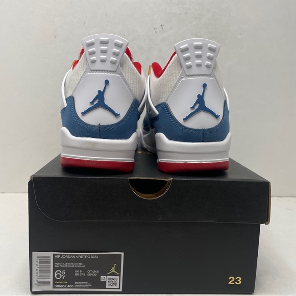 Nike Air Jordan 4 Retro GS “Messy Room/French Blue” 2023 - Picture 4 of 4